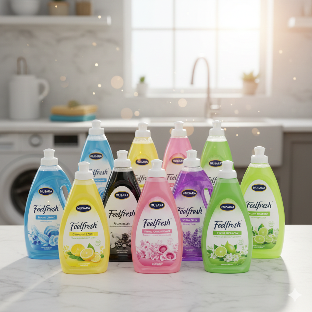 Feelfresh liquid detergents