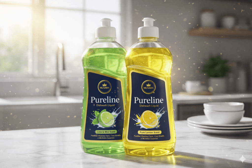 Pureline dishwash cleaning gel lemon and mint